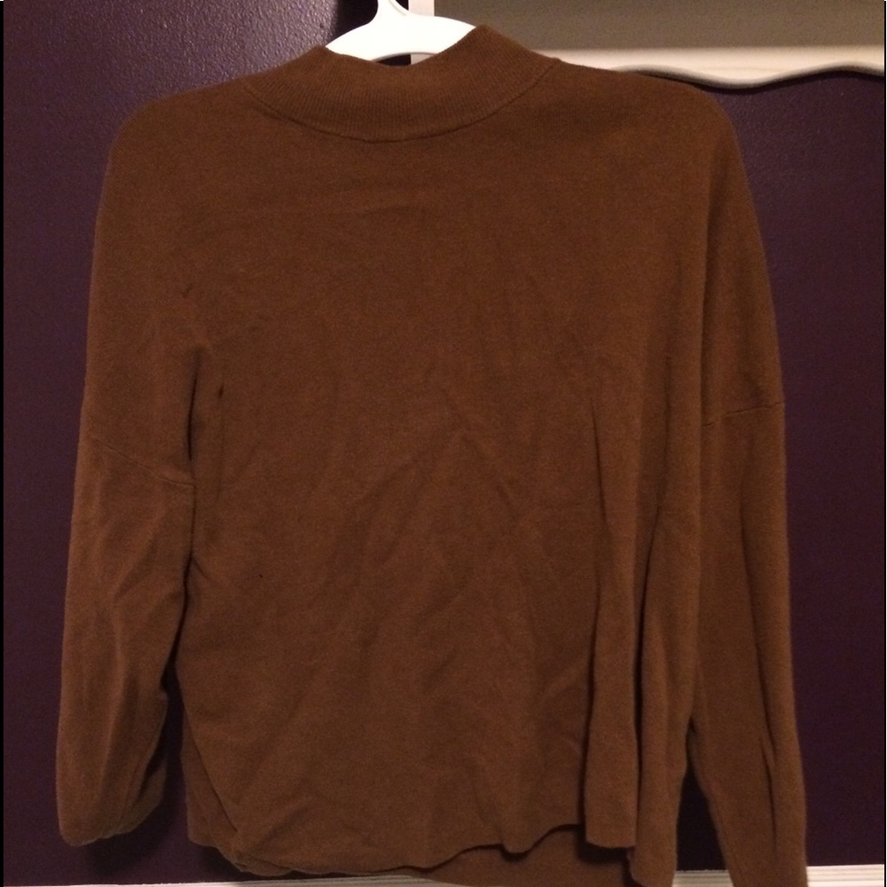 Loose mock neck sweater